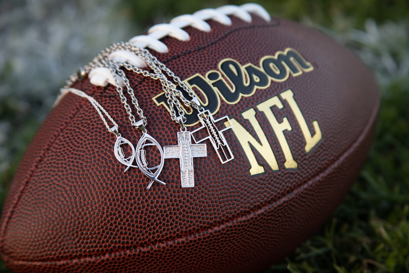 Christian Football Necklaces & Jewelry From All In Faith Jewelers