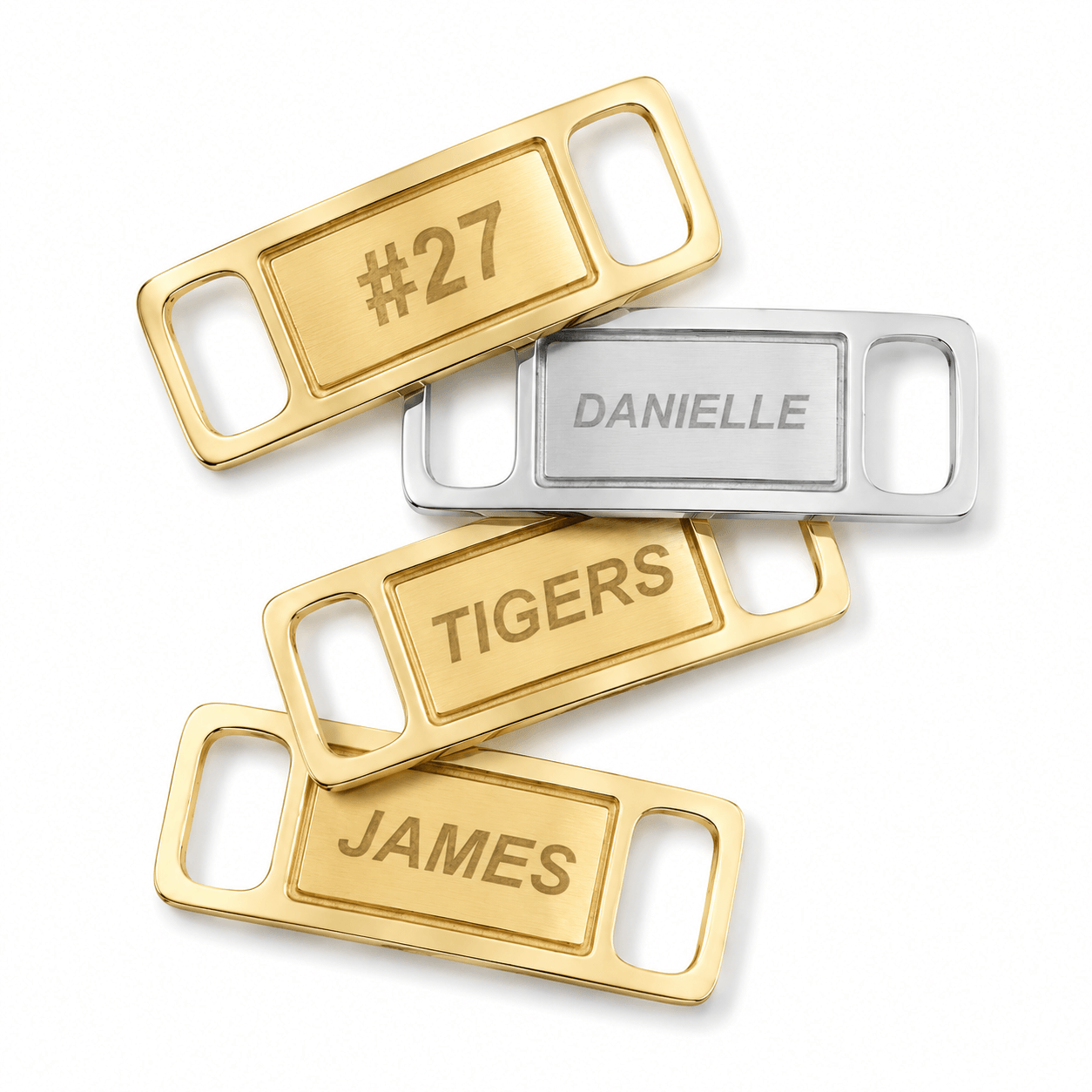 Customizable Cleat & Shoe Tags - Stainless Steel – All In Faith