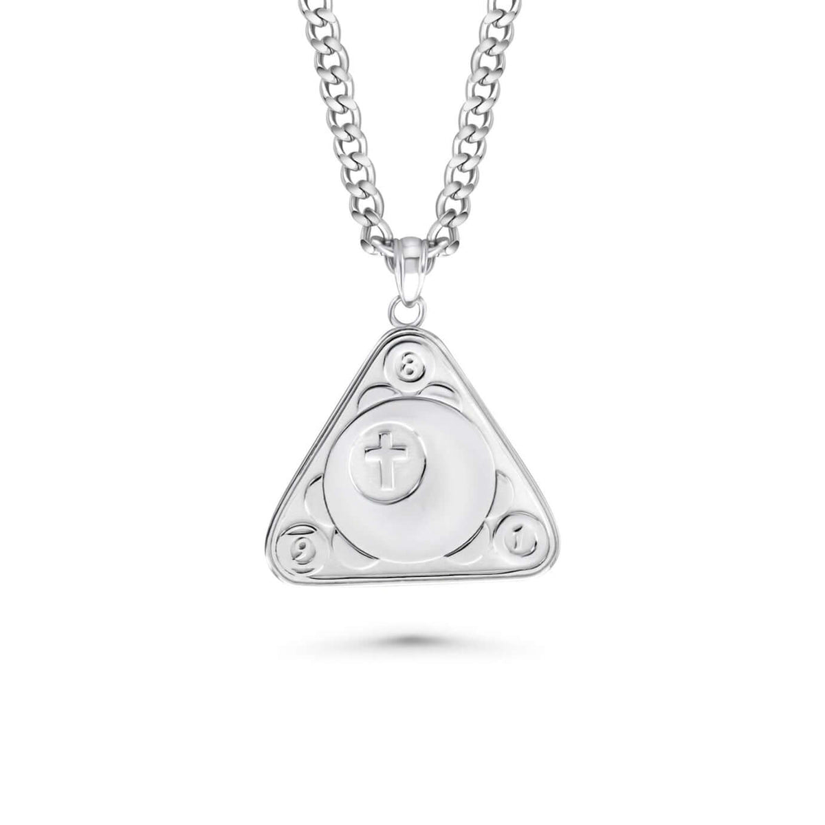 Christian Pool Ball Necklace | Billiards Jewelry | Pool Rack Necklace