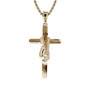 Boxing Gloves Cross Necklace AIF