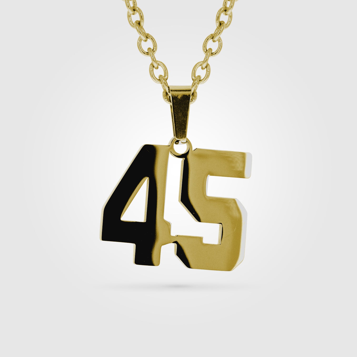 Gold Stainless Jersey Number