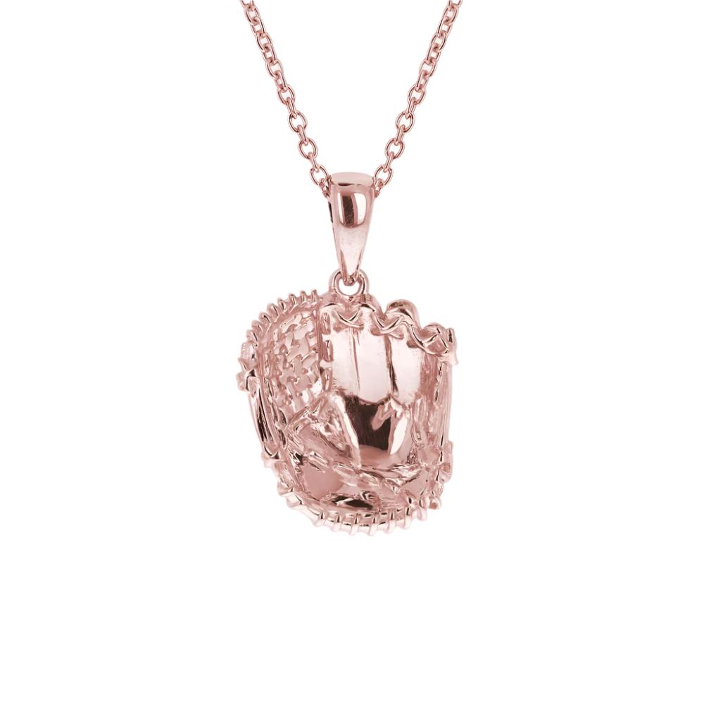 Gold Mini Baseball Glove Pendant