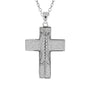 Pigskin Football Cross Necklace | Stainless Steel | All In Faith | Football Cross Pendant
