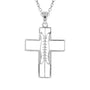 Gridiron Football Cross Necklace | Football Cross Pendant | All In Faith