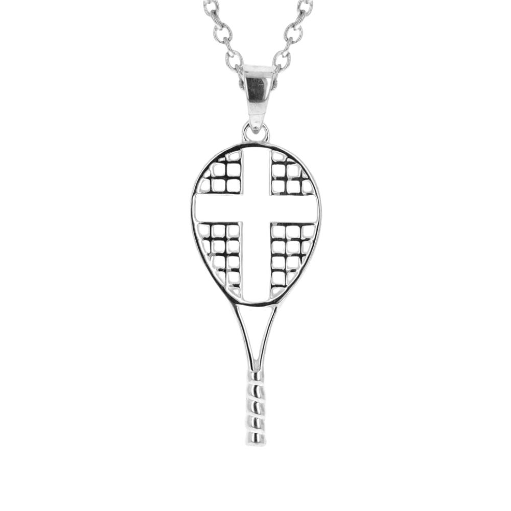 Stainless Mini Love All Tennis Cross