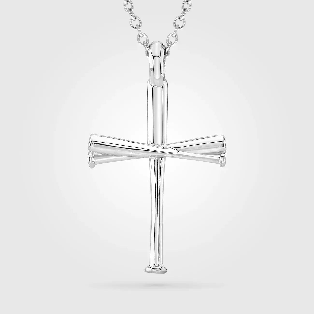 Baseball Bat Cross Necklace & Pendant