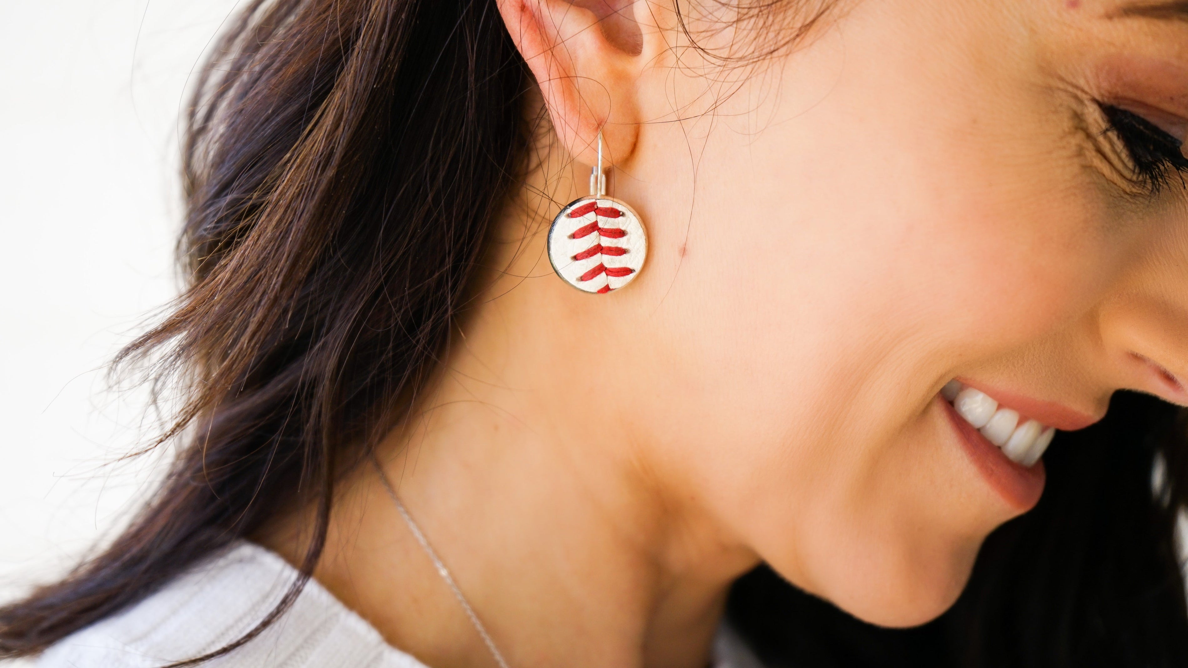Baseball Earrings