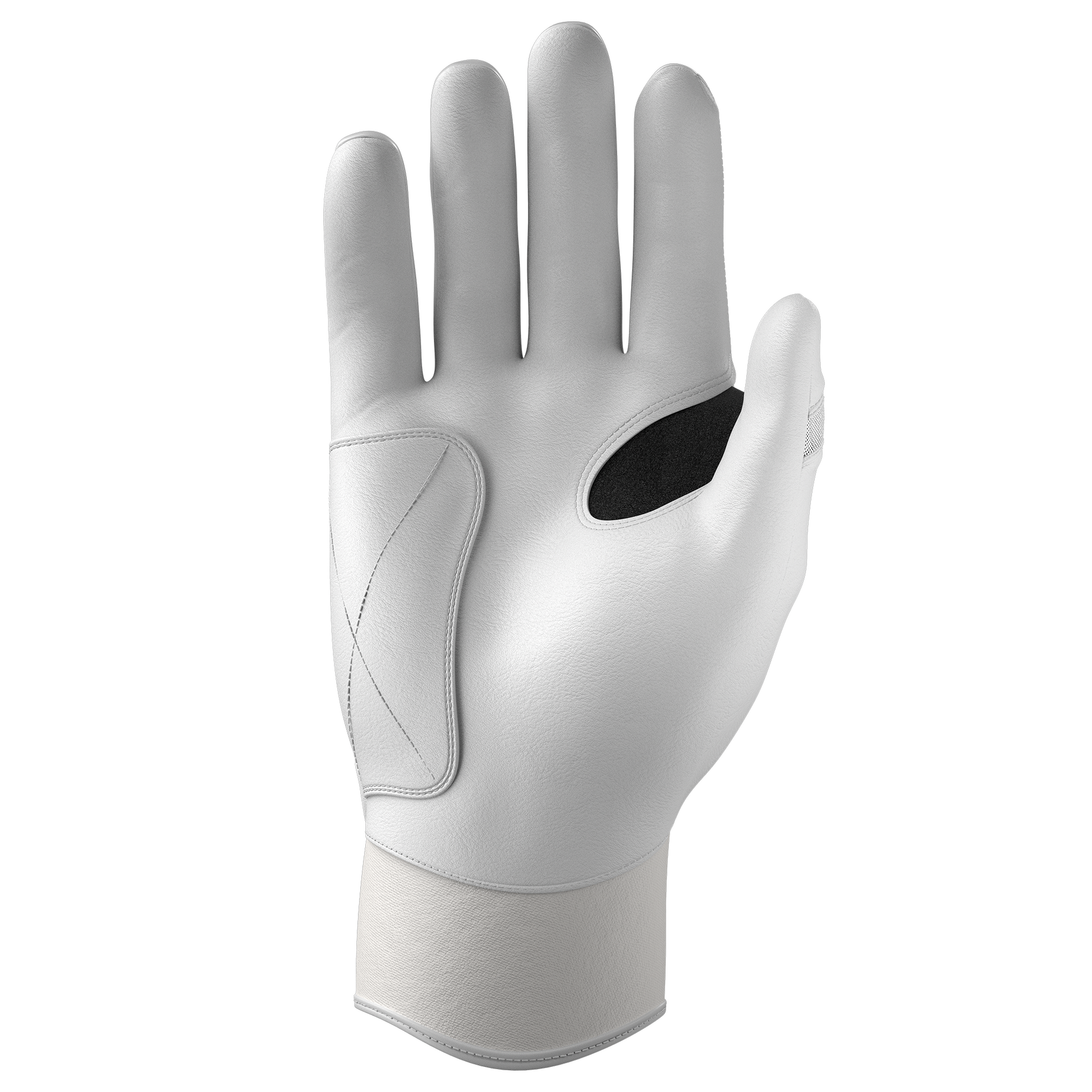 Jax Athletics Platinum White Baseball Gloves | Pro Cuff