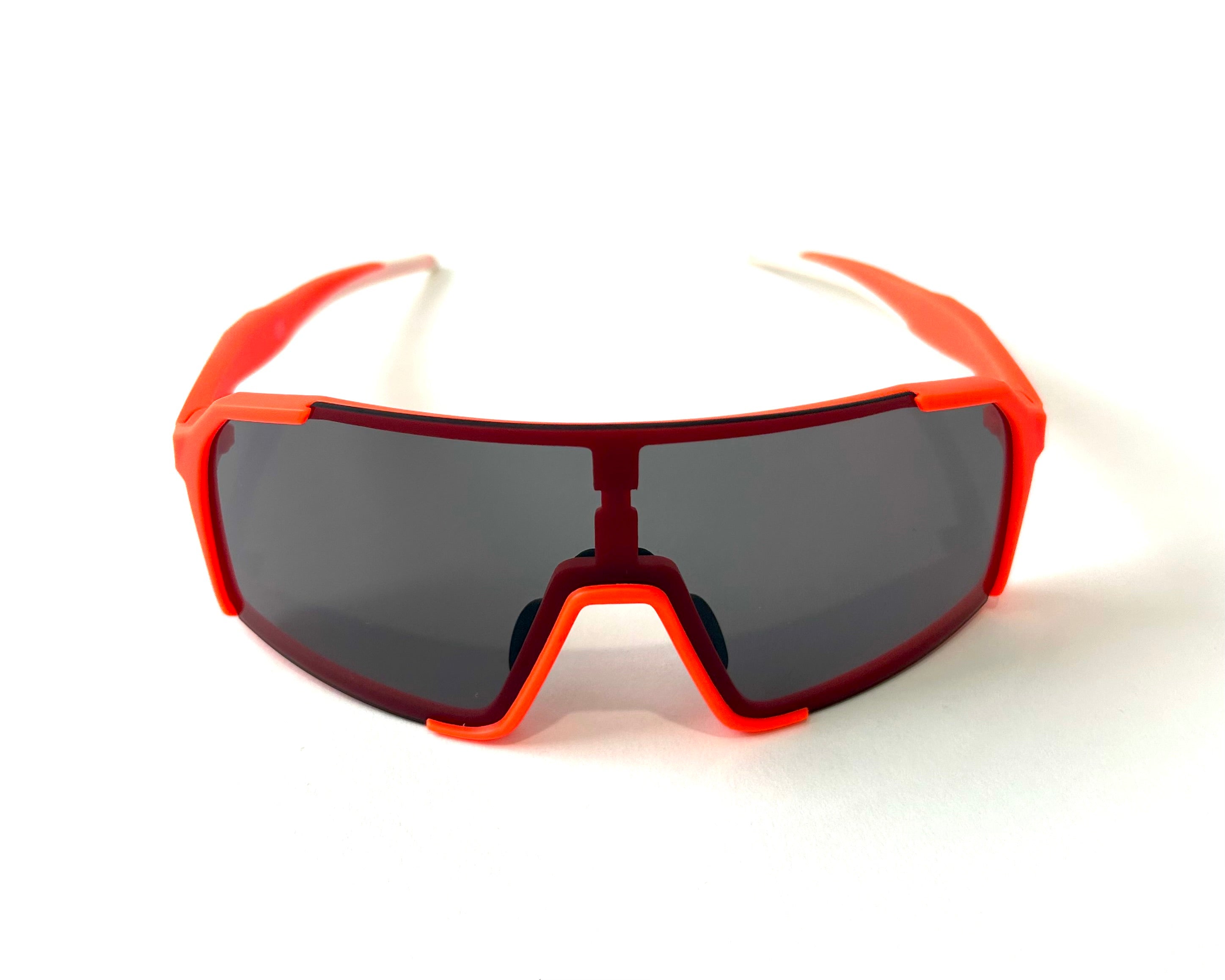 Diamond Krew Orange Youth Baseball Sunglasses | alternate view of orange frame and lenses