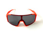 Diamond Krew Orange Youth Baseball Sunglasses | alternate view of orange frame and lenses