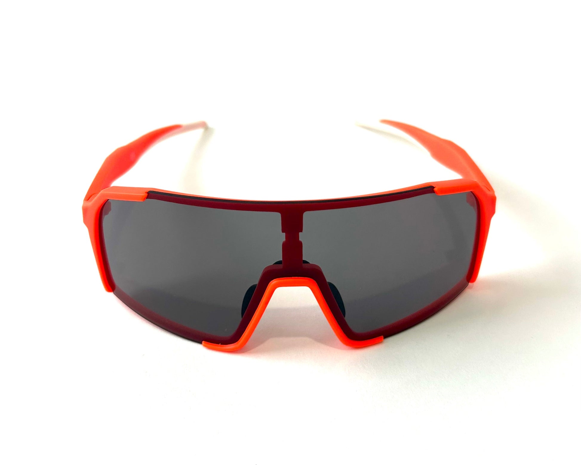 Diamond Krew Orange Youth Baseball Sunglasses | alternate view of orange frame and lenses