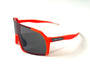 Diamond Krew Orange Youth Baseball Sunglasses | orange frame product view