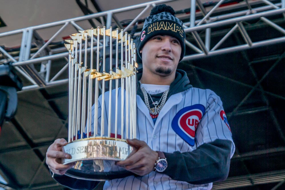 Javier Baez Baseball Cross Necklace and Chains