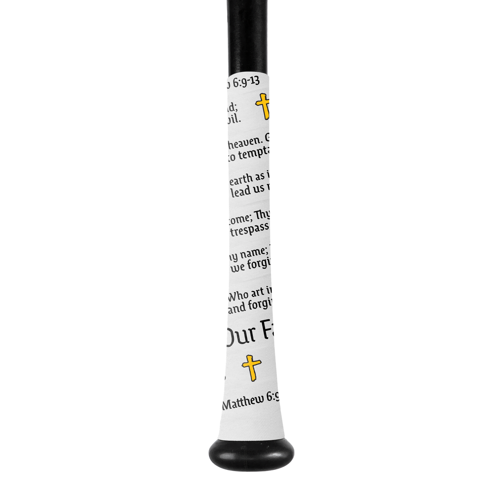 Christian Faith Baseball Bat Grip Tape | VukGripz featuring inspiring faith design and scripture.