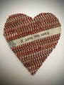 Baseball "Seams of Love" Custom Inscription Artwork