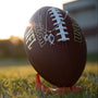 Ichthys Christian Football Necklace | All In Faith Jewelry Ichthys Football Pendant Made In Sterling Silver With Chain