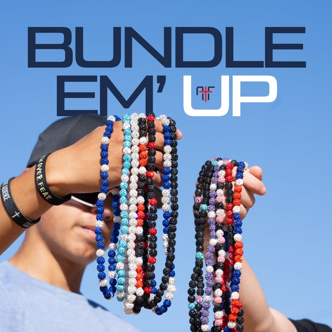 Iced Out Baseball Bead Necklace Bundle – Buy 3 & Get a Free Gift