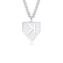 Baseball Pitchers Strikeout Pendant & Chain | Backwards K