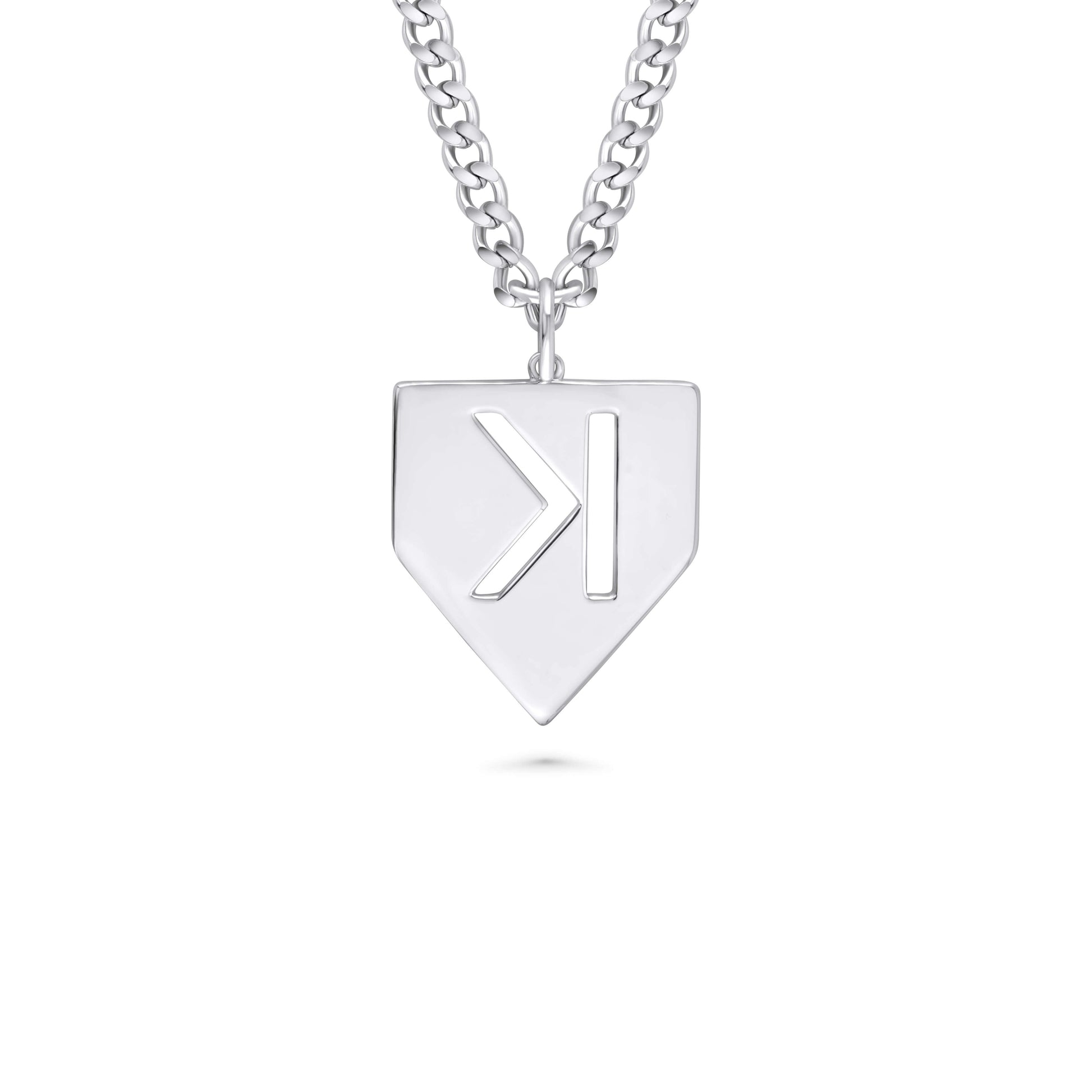 Baseball Pitchers Strikeout Pendant & Chain | Backwards K