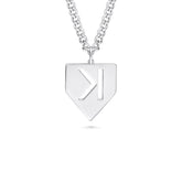 Baseball Pitchers Strikeout Pendant & Chain | Backwards K