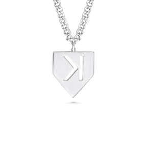 Baseball Pitchers Strikeout Pendant & Chain | Backwards K