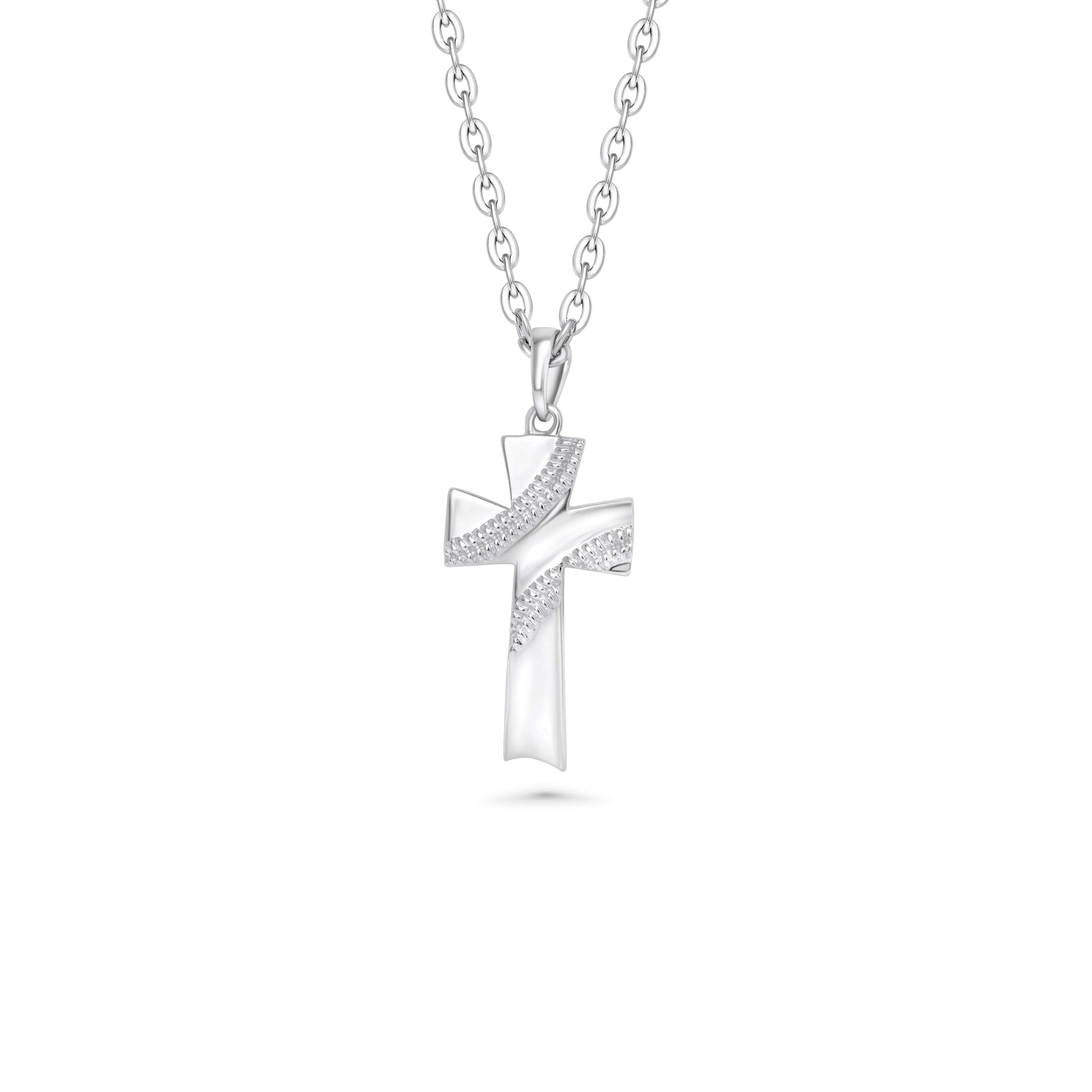 Baseball Cross Necklace 