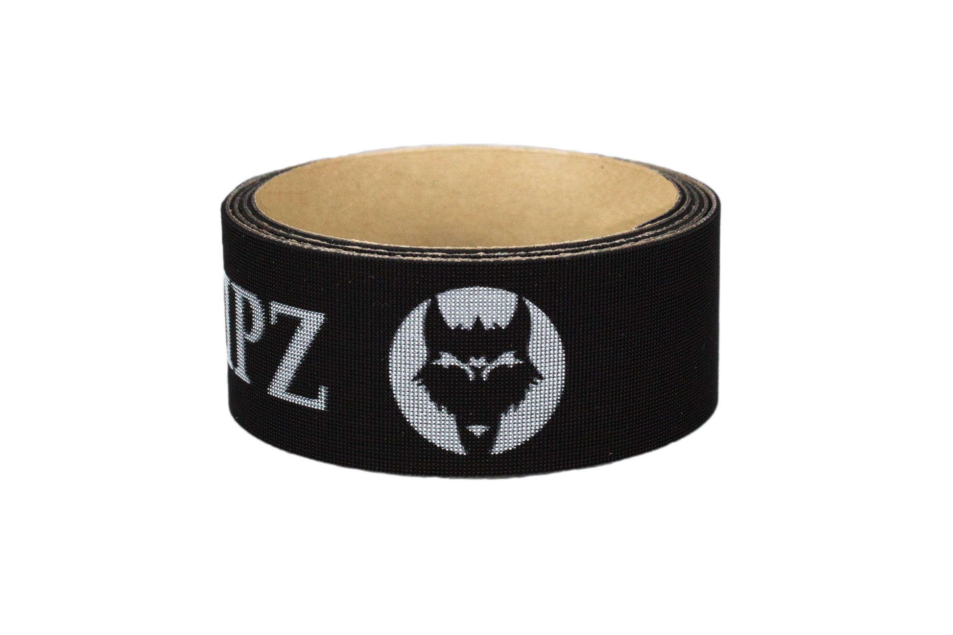 Black Bat Grip Tape with White featuring unique designs and high-quality material by VukGripz.