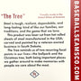 Baseball Ornament - Baseball Stitches Inside Christmas Tree “STEEL UNITED" Christmas Ornament
