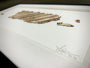 Puerto Rico Original Artwork - made from actual used baseballs, handcrafted map by artist Nathan Rueckert.