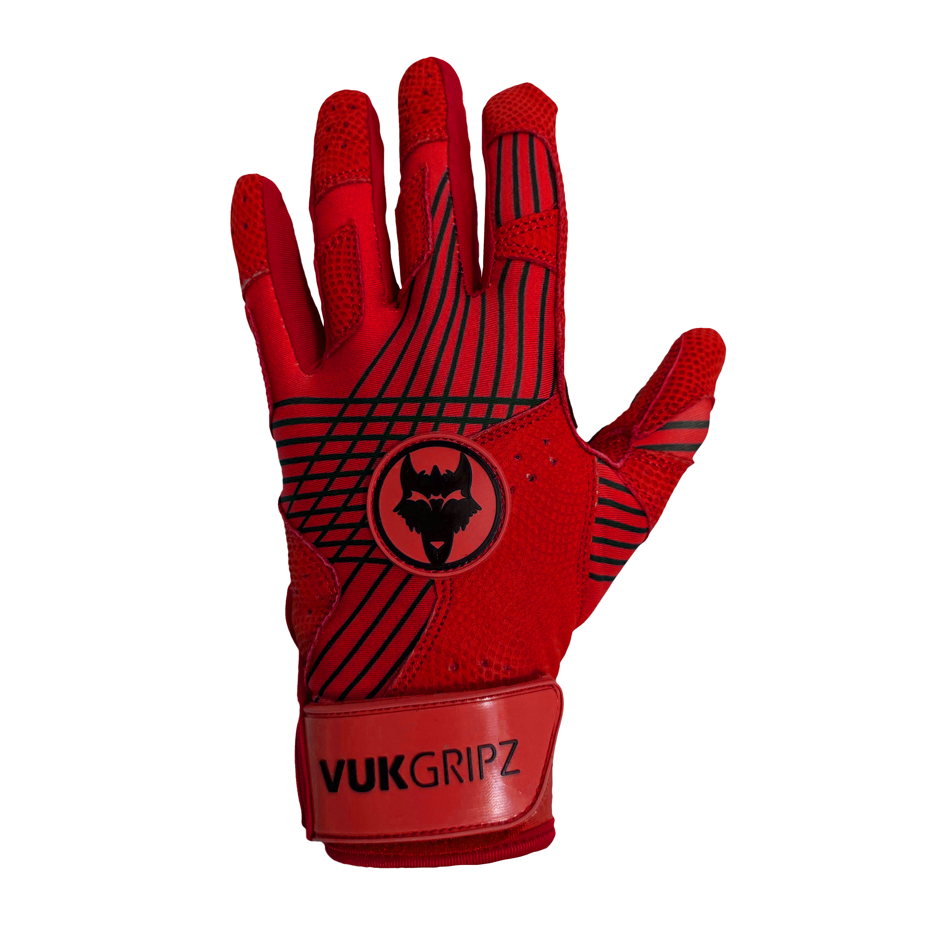 VukGripz Prowler Red Batting Gloves