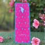 cotton candy colored baseball pocket towel with vibrant design, athletic accessory for keeping hands dry and adding style on the field