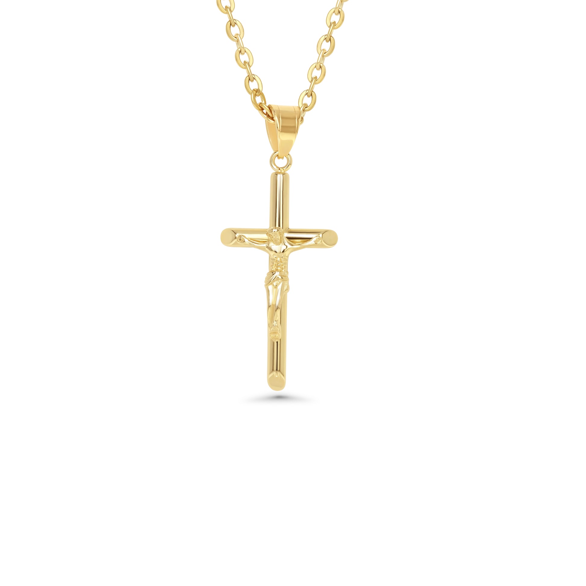 Stainless Steel Crucifix Necklace
