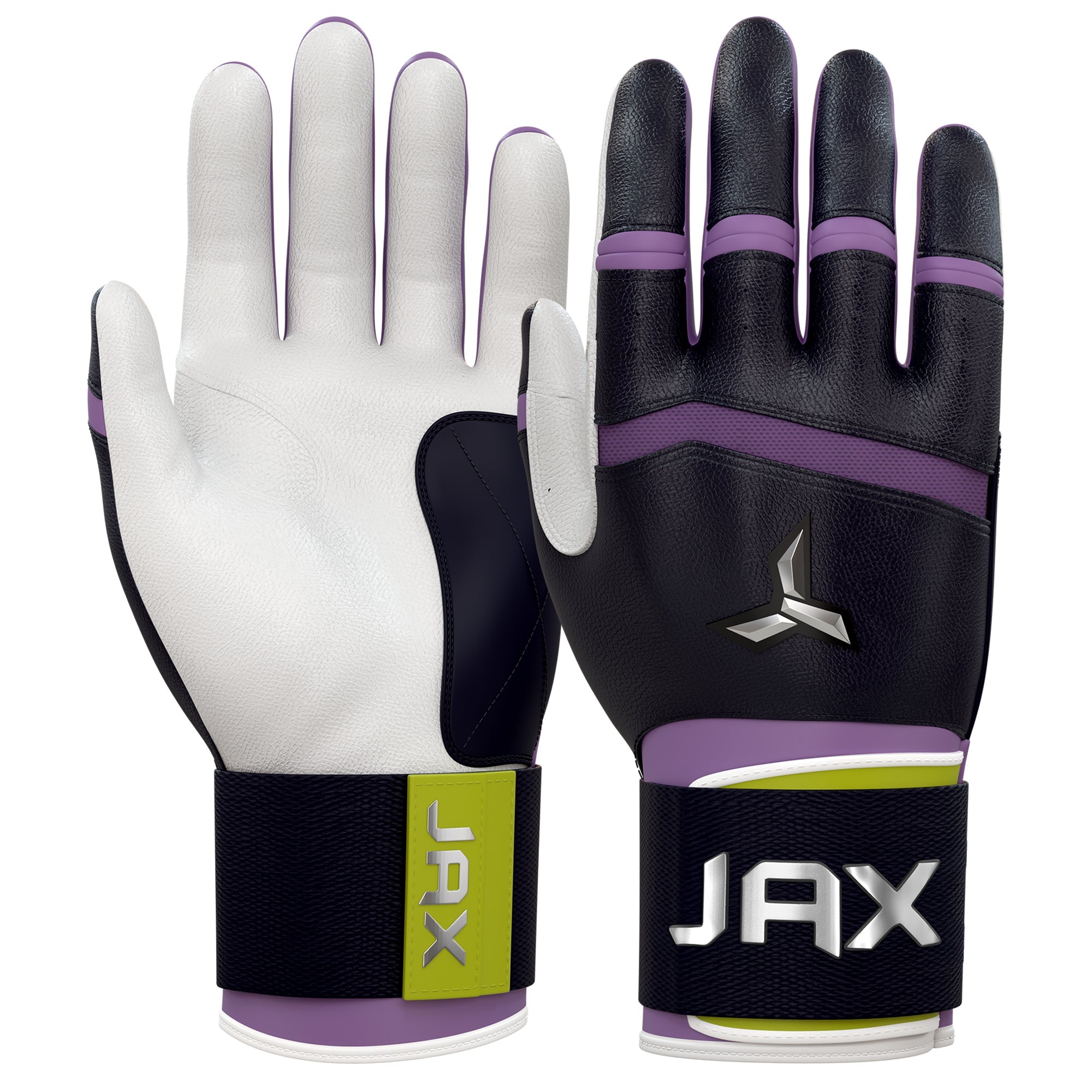 Jax Athletics Going Yard Grape Batting Gloves | Strap Cuff