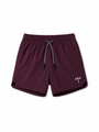 HolStrength maroon Active Liner Shorts 7"