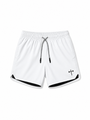 HolStrength white Active Liner Shorts 7"