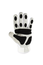 VukGripz Howler White Batting Gloves showcasing breathable design and padded palms for superior performance.