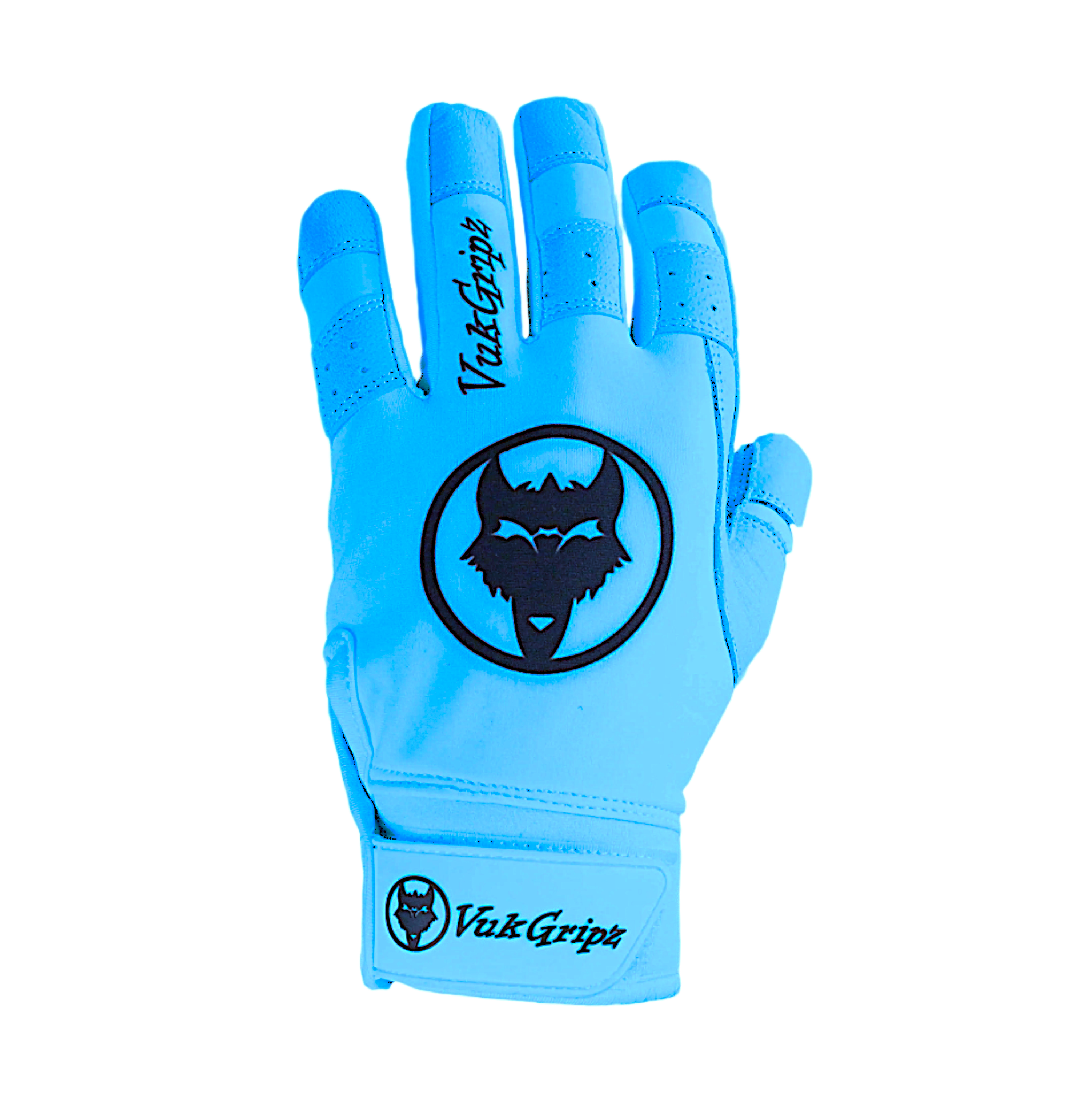 VukGripz Howler Baby Blue Batting Gloves