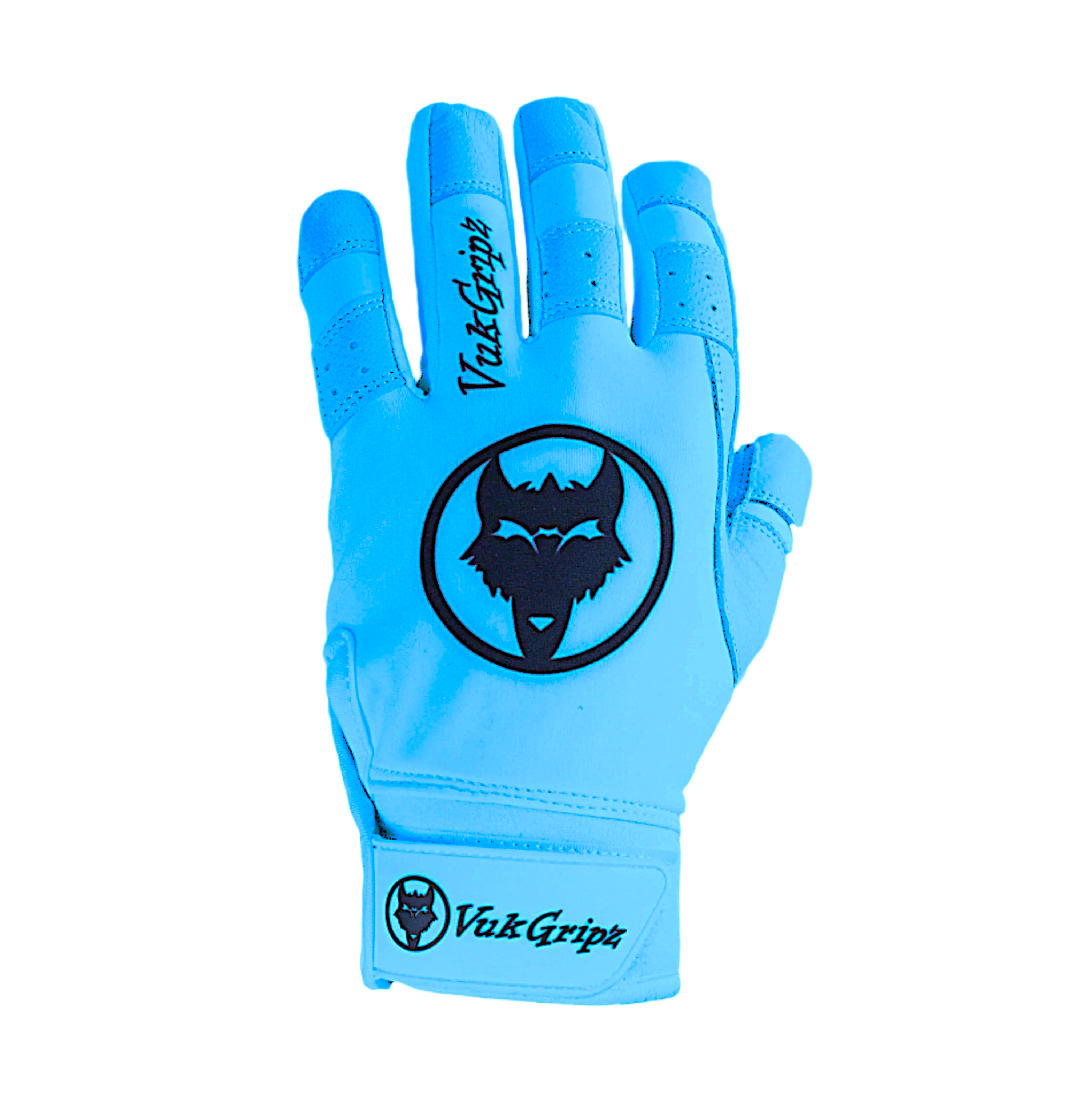 VukGripz Howler Baby Blue Batting Gloves