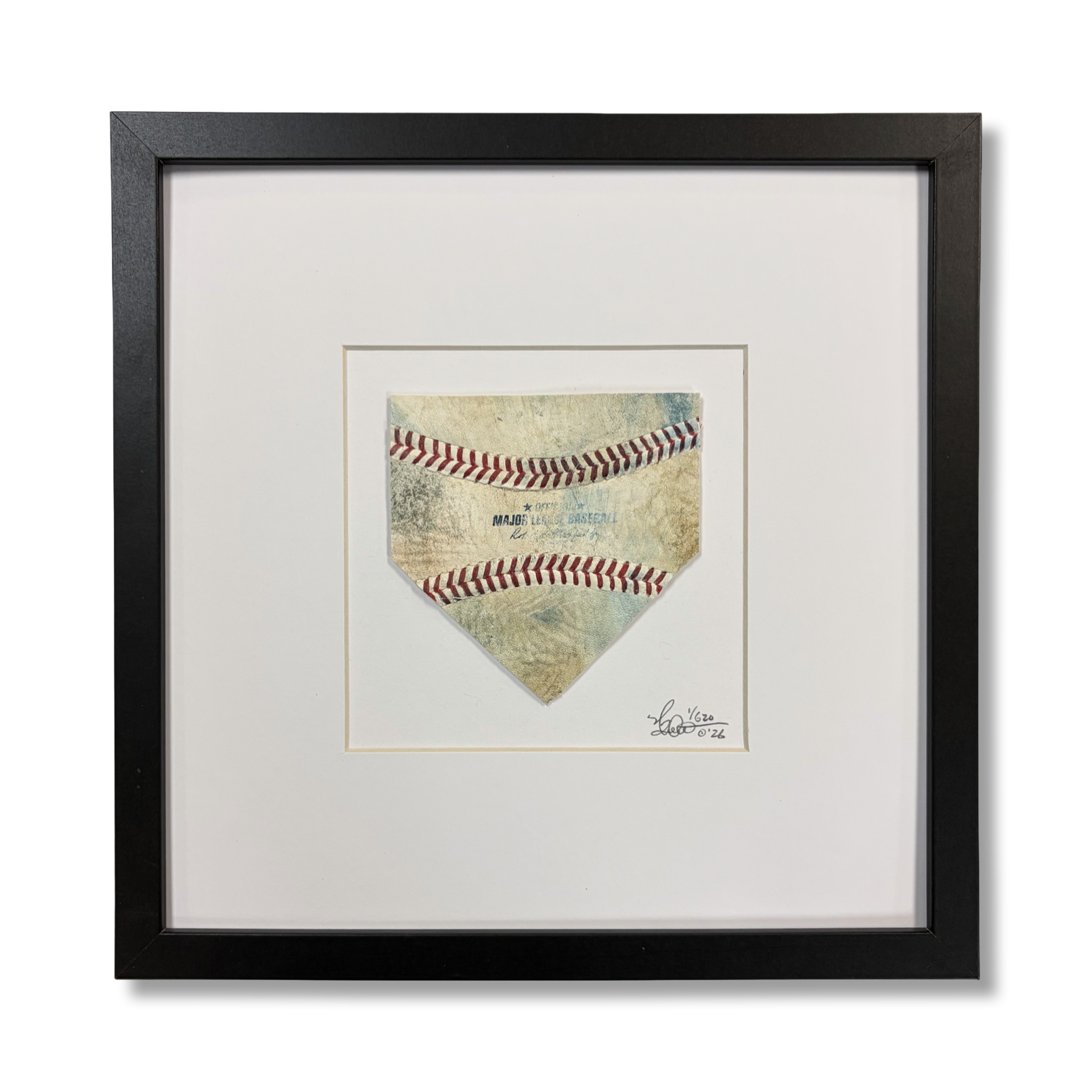 Home Plate Baseball Artwork titled “HOME”