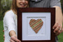 Baseball "Seams of Love" Custom Inscription Artwork