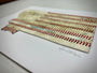 Montana Original Baseball Artwork - made from used baseballs featuring a flag design handcrafted from actual baseballs.