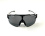 Diamond Krew Phantom Baseball Sunglasses | alternate view of black and white frame and lenses