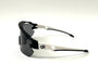 Diamond Krew Phantom Baseball Sunglasses | black and white frame and lens detail