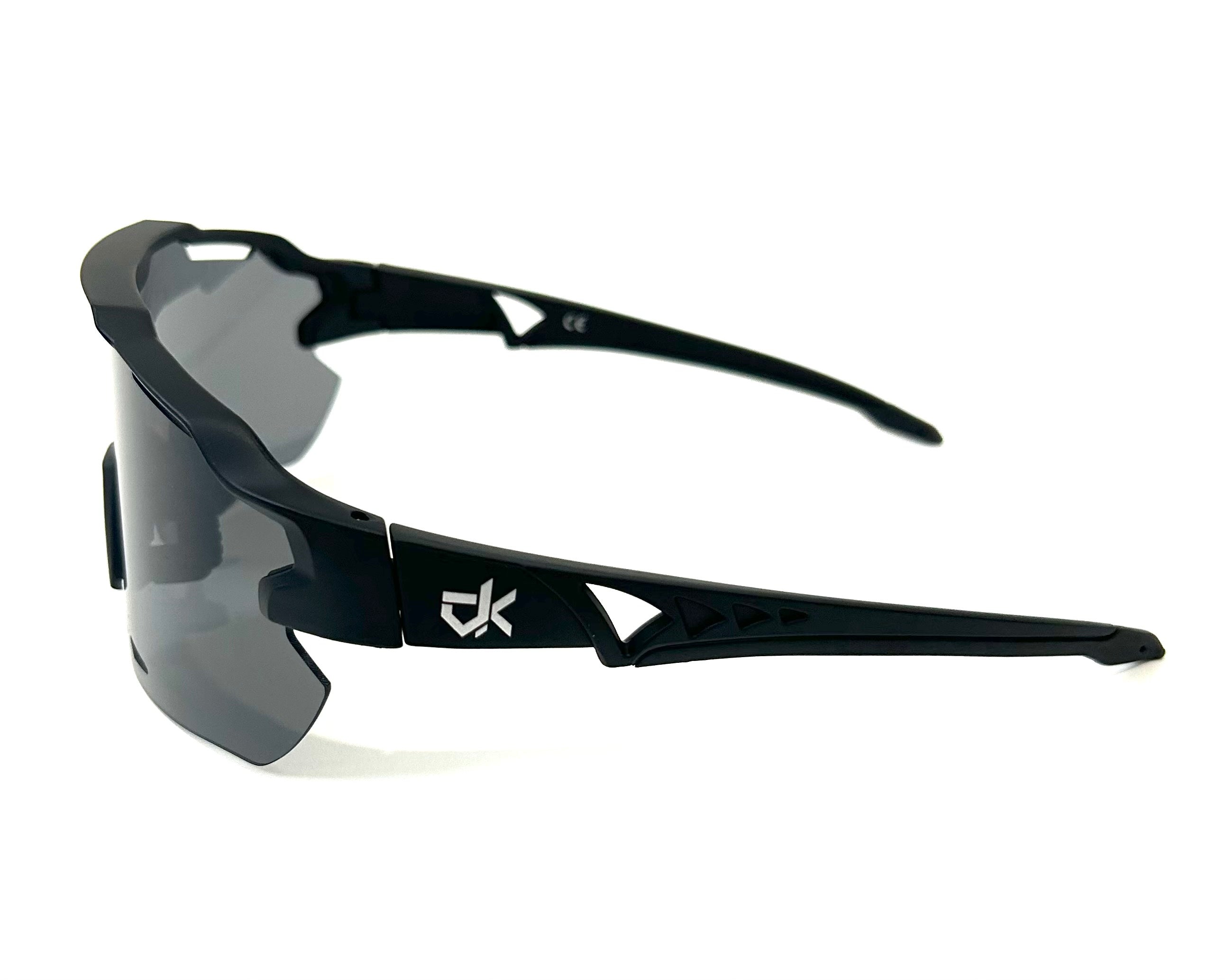 Diamond Krew Vaders Baseball Sunglasses | alternate view of black frame and lenses
