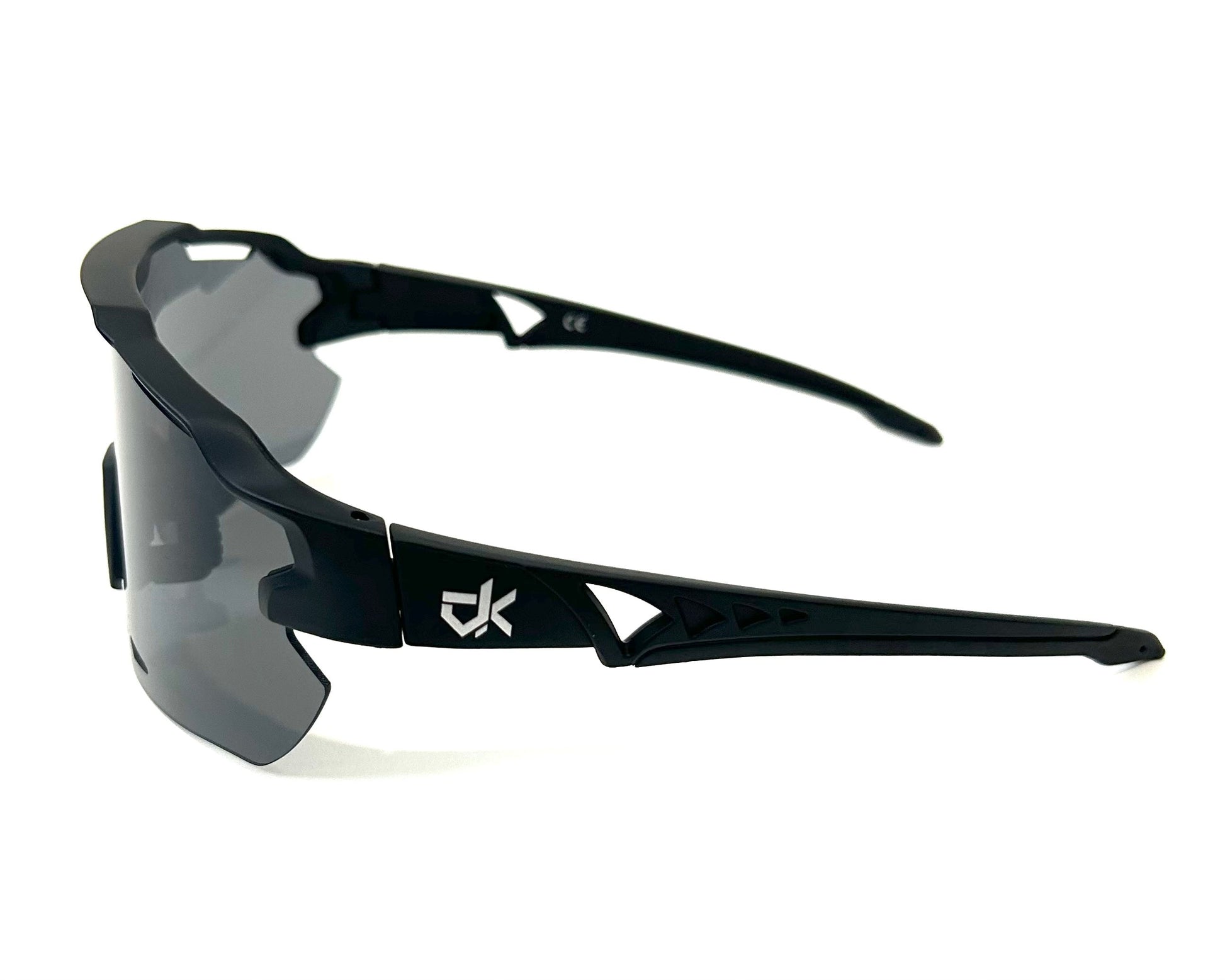 Diamond Krew Vaders Baseball Sunglasses | alternate view of black frame and lenses