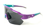 Diamond Krew Cotton Candy Baseball Sunglasses | blue and purple frame product view