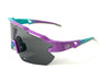 Diamond Krew Cotton Candy Baseball Sunglasses | blue and purple frame product view