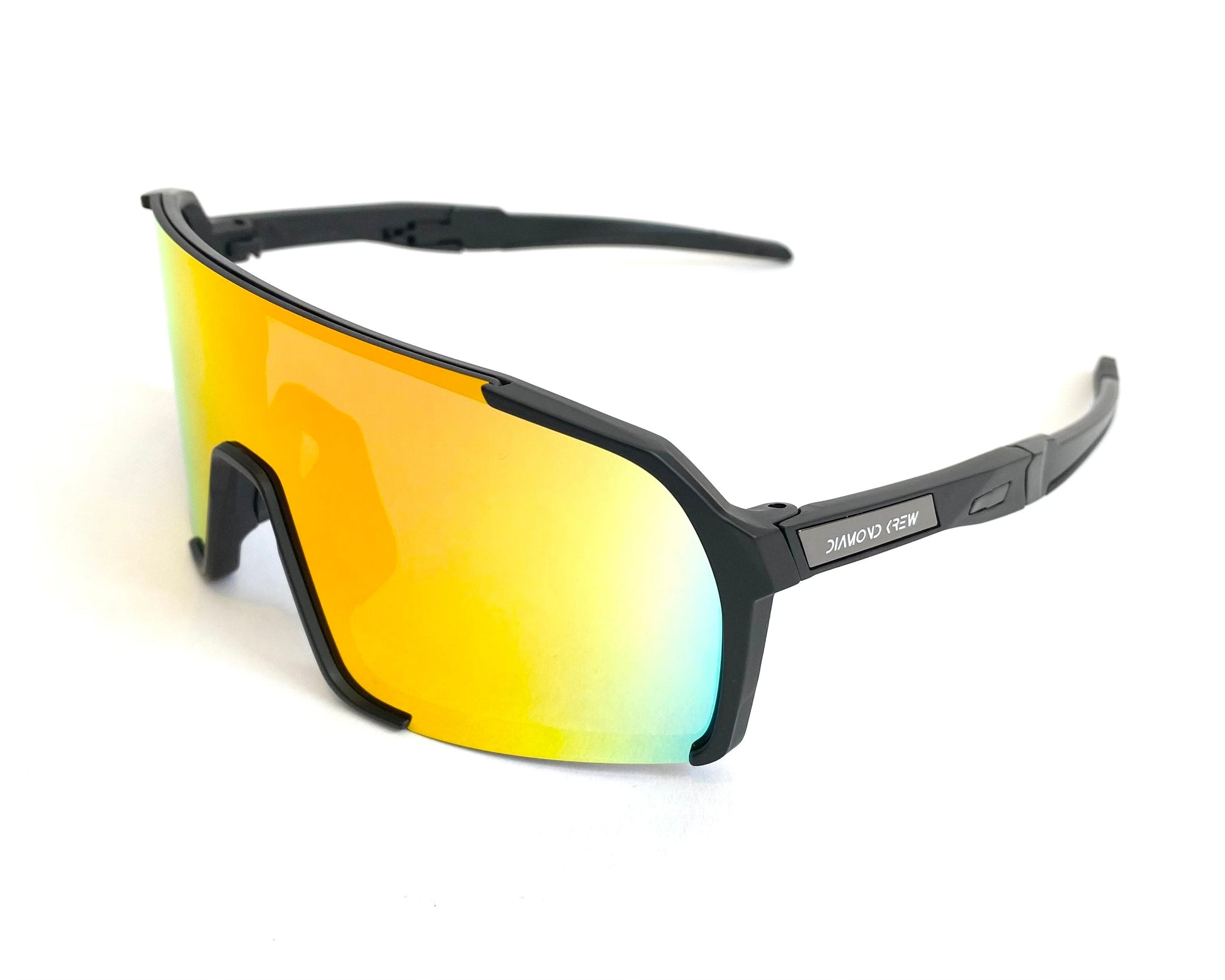 Diamond Krew Hollywood Baseball Sunglasses | black frame product view