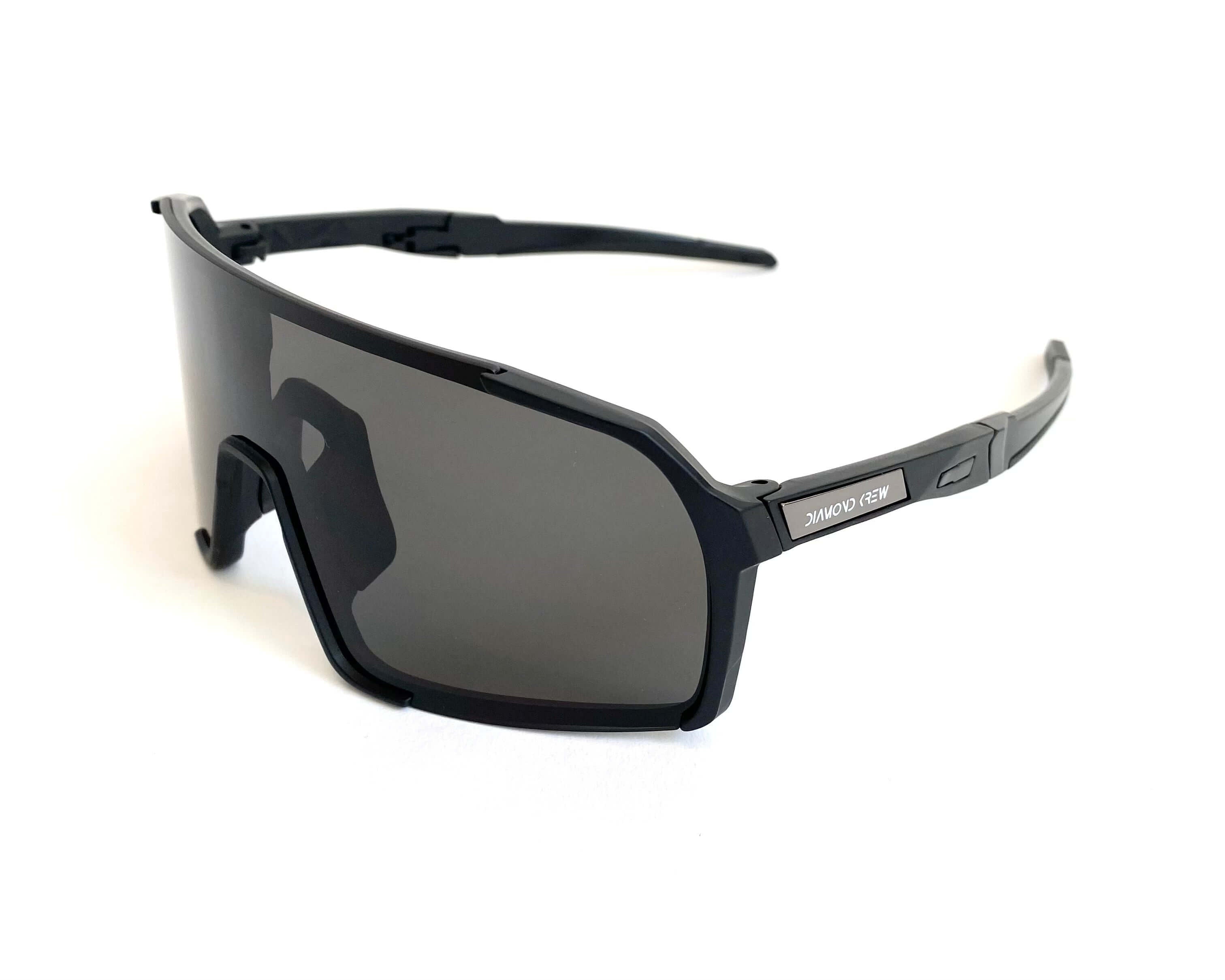 Diamond Krew Closer Polarized Baseball Sunglasses | black frame product view