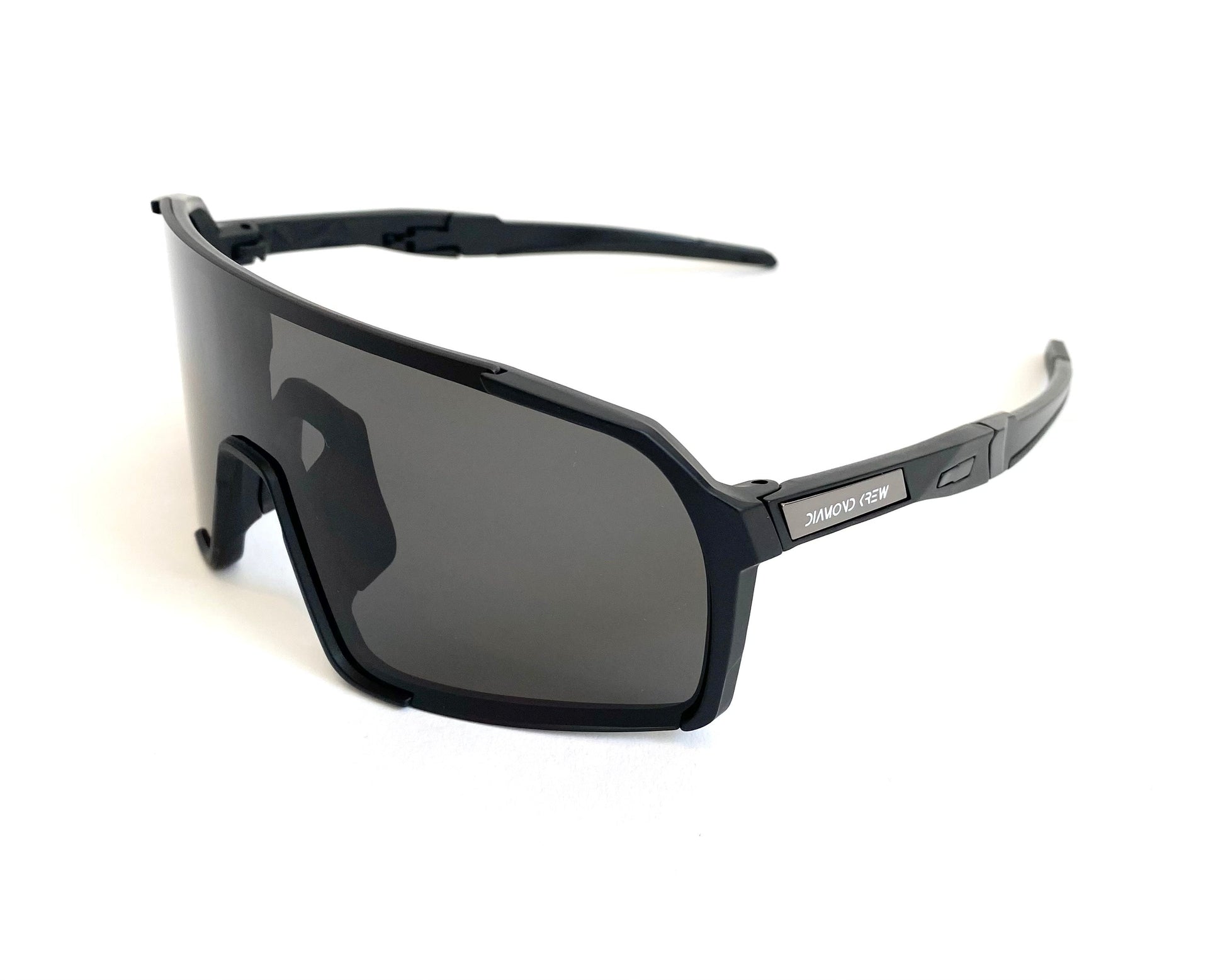 Diamond Krew Closer Polarized Baseball Sunglasses | black frame product view